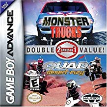GBA: MONSTER TRUCKS / QUAD DESERT FURY (GAME)